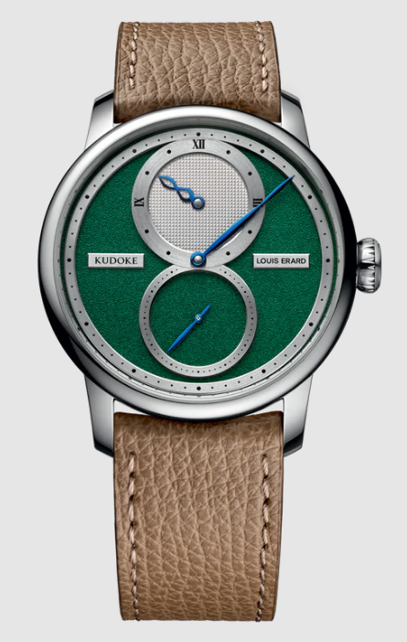 LOUIS ERARD X KUDOKE LE RÉGULATEUR LOUIS ERARD X KUDOKE FOREST GREEN 85237AA49.BVA178 Replica watch